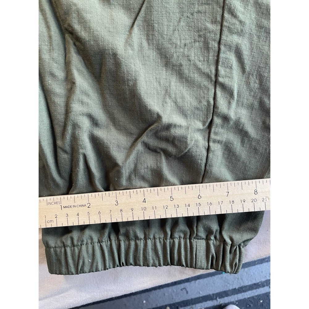 LL Bean Pants Men's LG Hiking Outdoor Utility Lightweight Belt Green Convertible - Picture 7 of 11